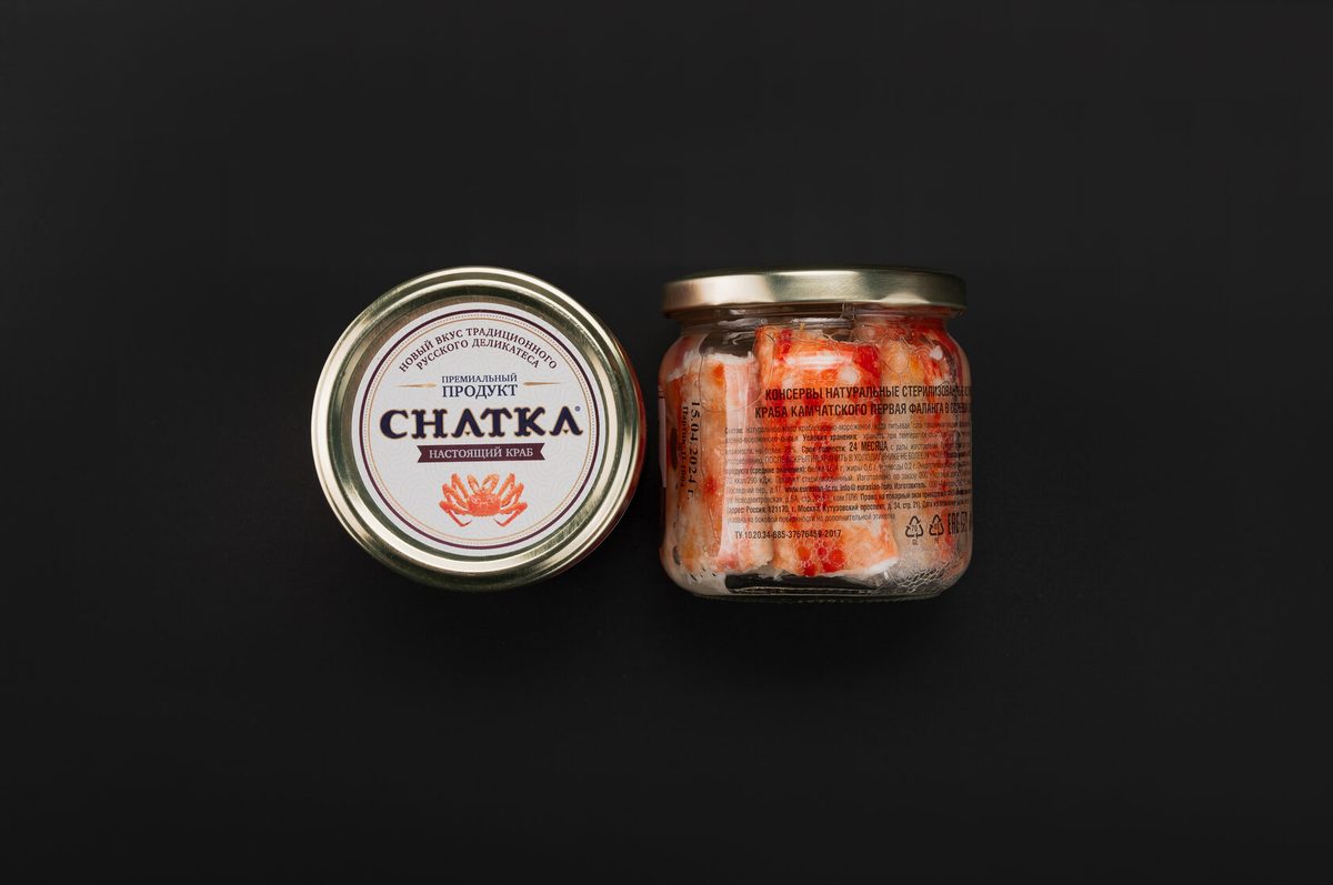 Икра в упаковке — продукция ИКРА ДА КРАБ
